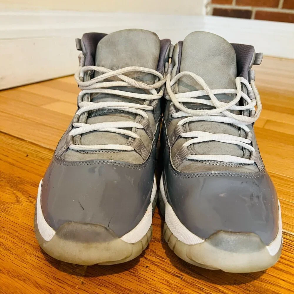 Nike Air Jordan 11 Retro High Cool Grey Sneakers Shoes Mens Size 10.5 CT8012-005